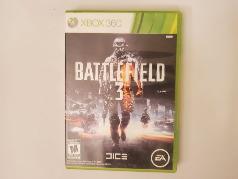 Microsoft Xbox 360 Battlefield 3 video game