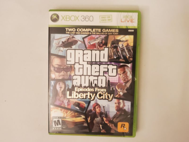 Microsoft Xbox 360 Grand Theft Auto Episodes from Liberty City video game