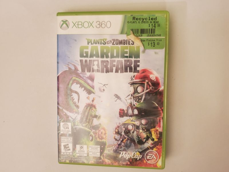 Microsoft Xbox 360 Plants vs Zombies Garden Warfare video game