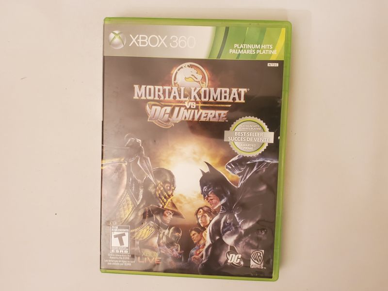 Microsoft Xbox 360 Mortal Kombat vs DC Universe Platinum Hits video game