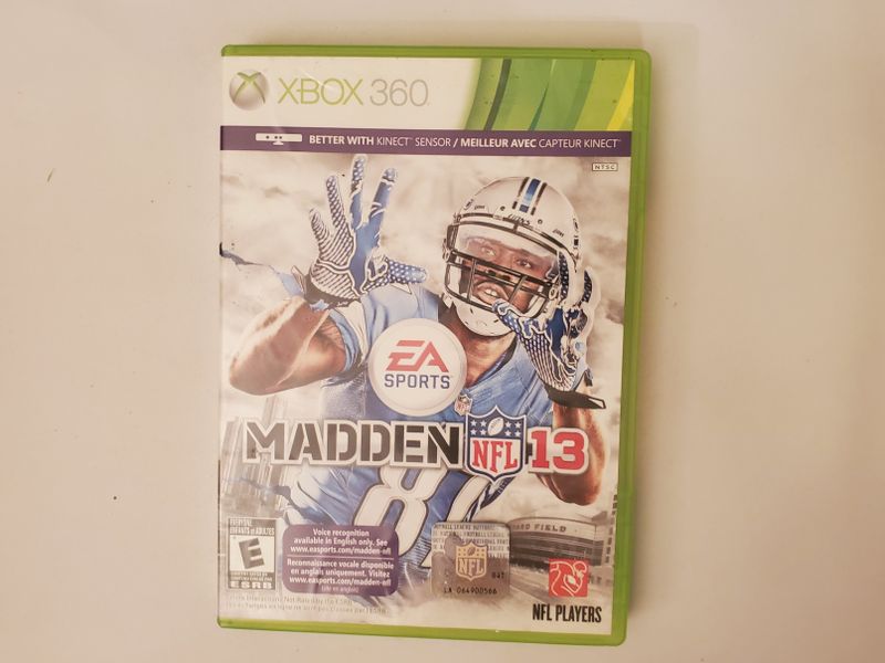 Microsoft Xbox 360 Madden 13 video game