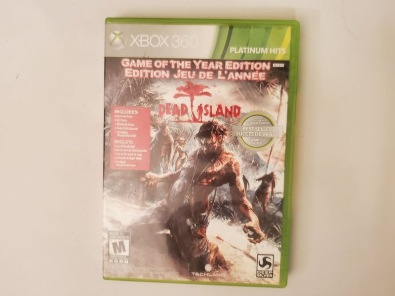 Microsoft Xbox 360 Dead Island Game of the year edition Platinum Hits video game