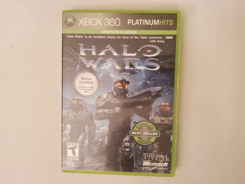 Microsoft Xbox 360 Halo Wars Platinum Hits video game