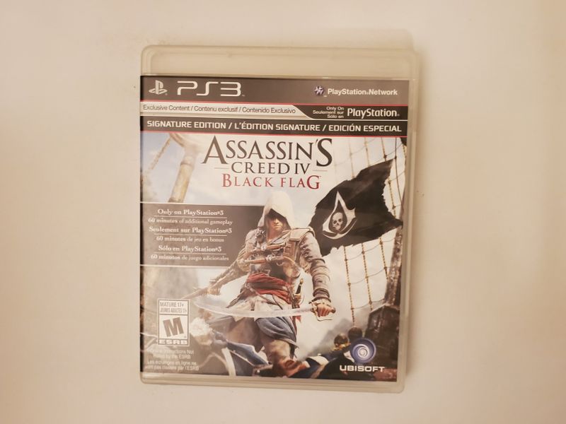 Sony PlayStation 3 Assassin's Creed IV Black Flag Signature Edition video game
