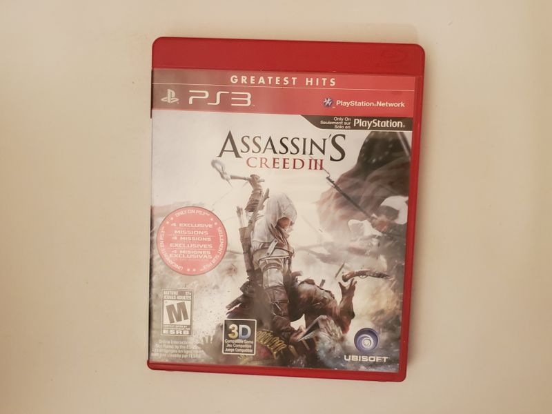 Sony Playstation 3 Assassin's Creed III Greatest Hits video game