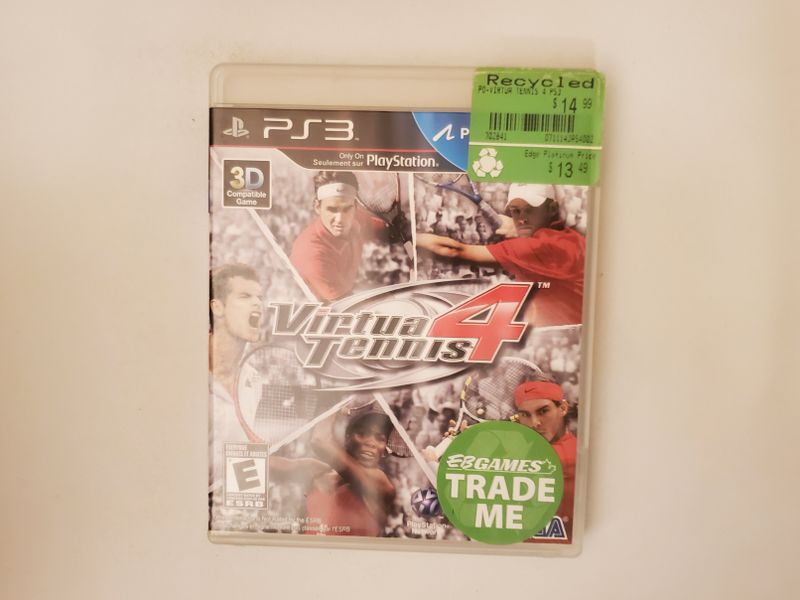 Sony PlayStation 3 Virtua Tennis 4 video game