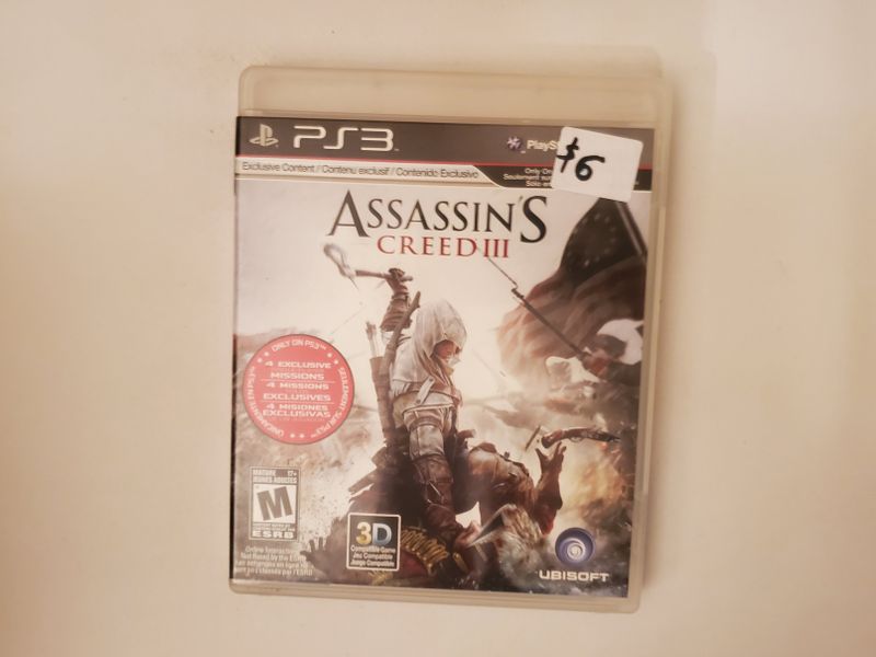 Sony PlayStation 3 Assassin's Creed III (Exclusive Content Edition) video game