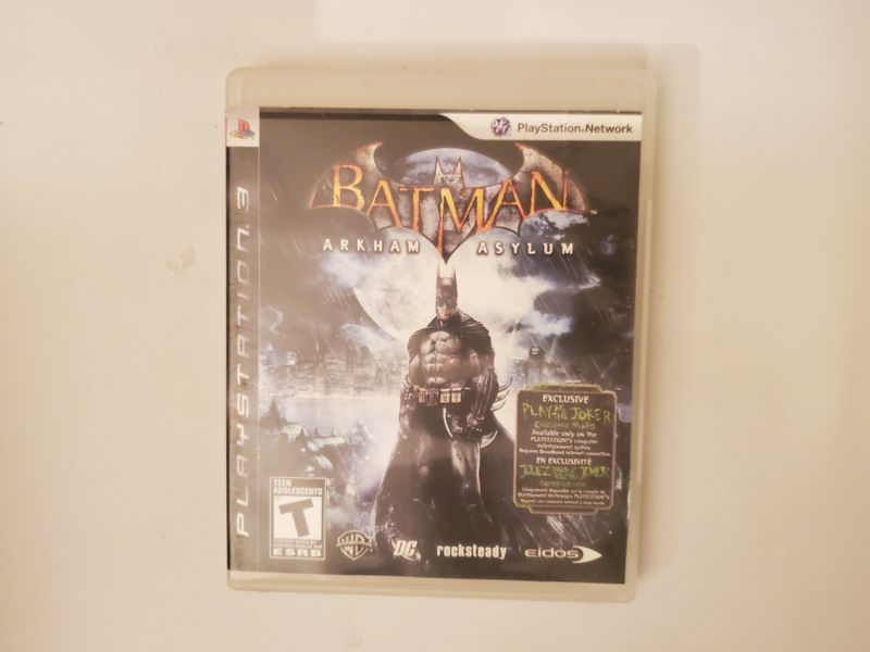 Sony Playstation 3 Batman Arkham Asylum video game