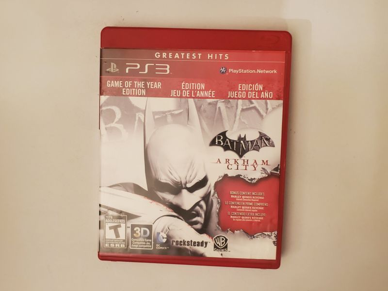 Sony Playstation 3 Batman Arkham City Game Of The Year Edition Greatest Hits video game
