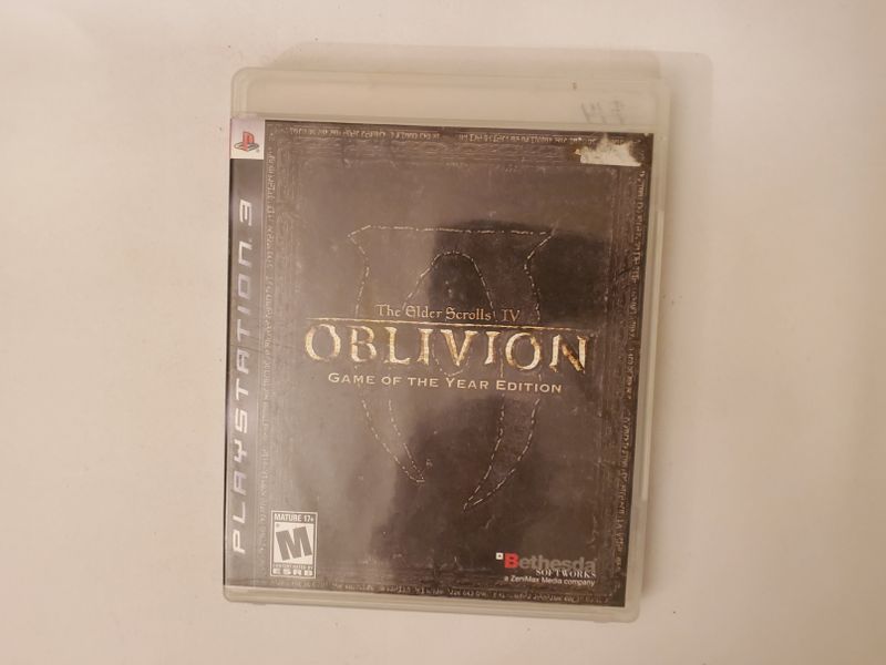 Sony PlayStation 3 The Elder Scrolls IV Oblivion Game of the year edition video game
