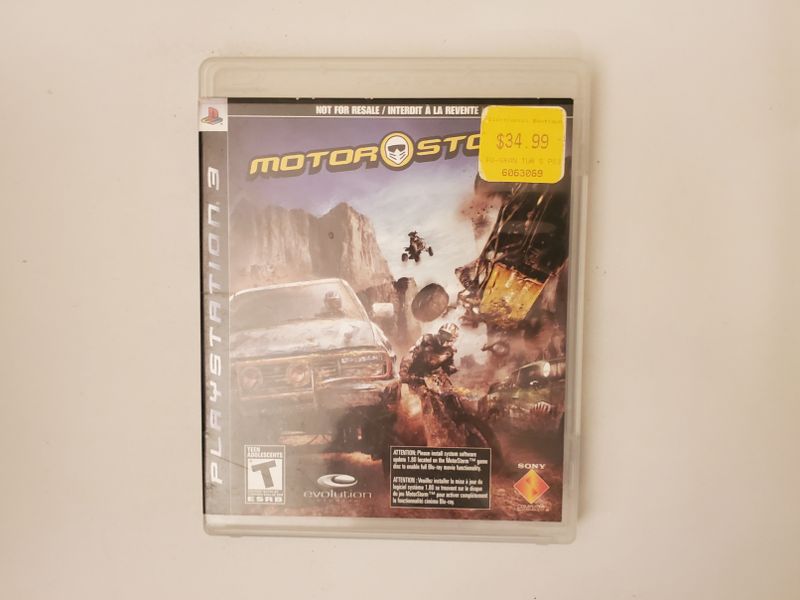 Sony Playstation 3 Motorstorm Not For Resale video game