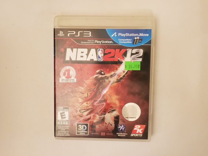 Sony Playstation 3 NBA 2K12 video game