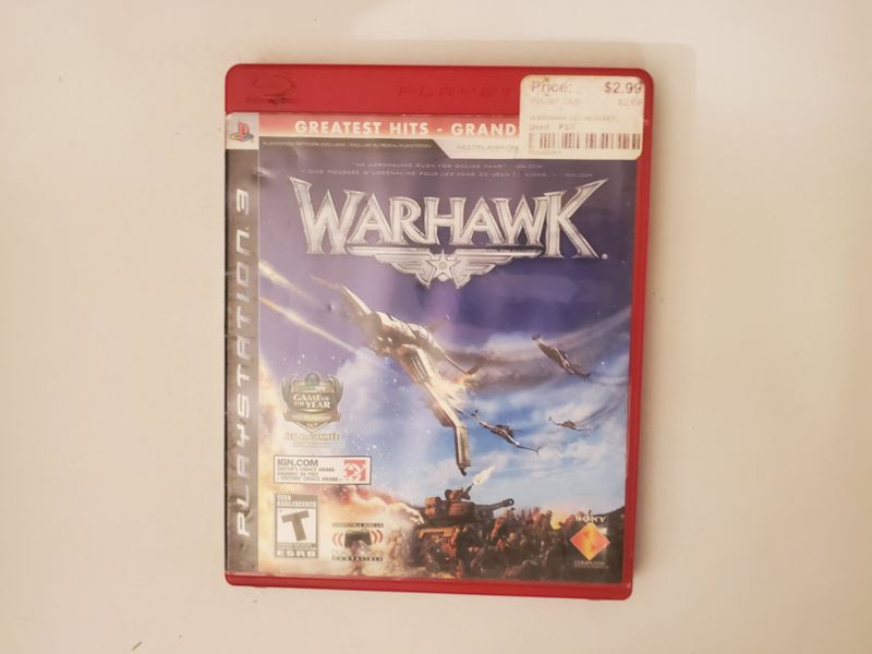 Sony PlayStation 3 WarHawk Greatest Hits video game