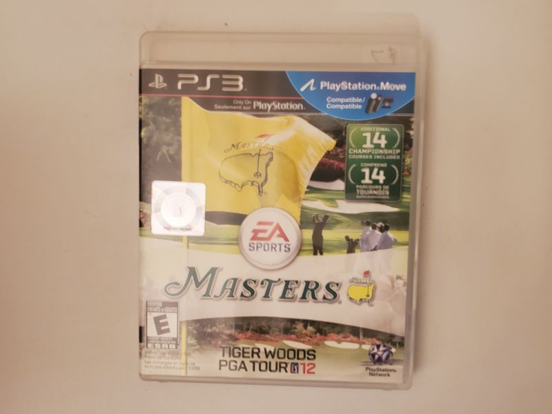 Sony Playstation 3 Tiger Woods PGA Tour 12 Masters video game