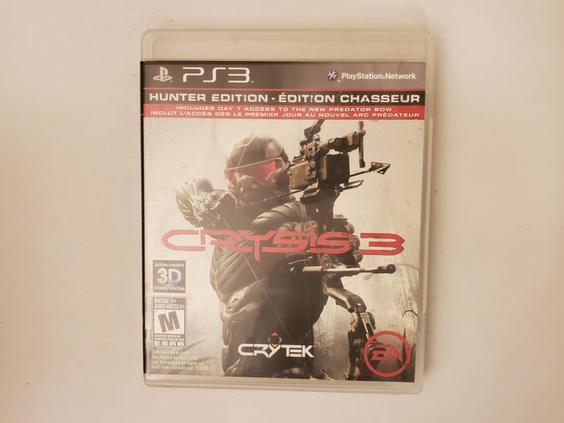 Sony PlayStation 3 Crysis 3 Hunter Edition video game