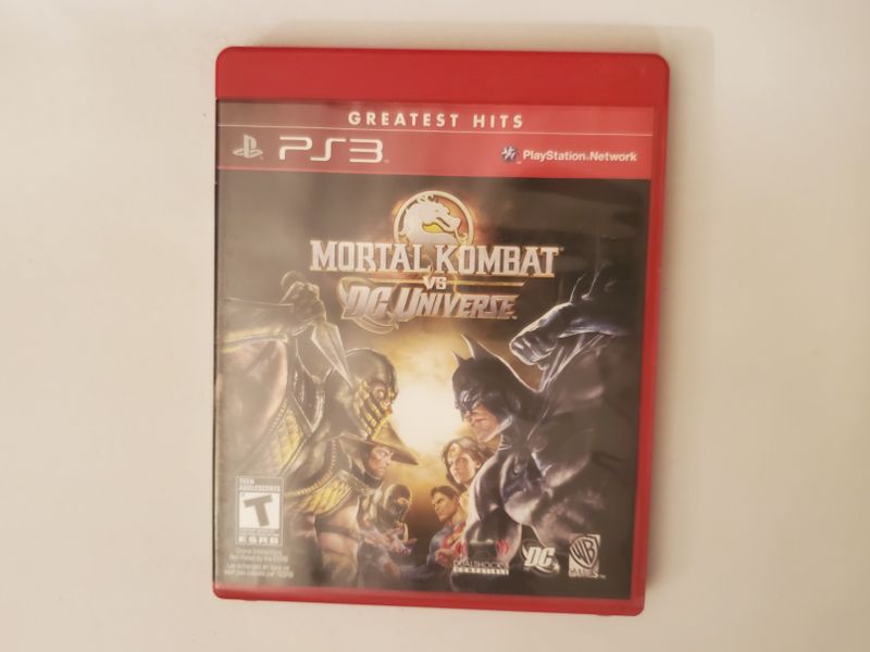 Sony PlayStation 3 Mortal Kombat vs DC Universe Greatest Hits video game