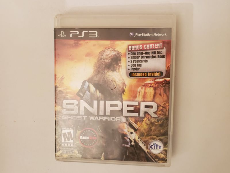 Sony PlayStation 3 Sniper Ghost Warrior video game