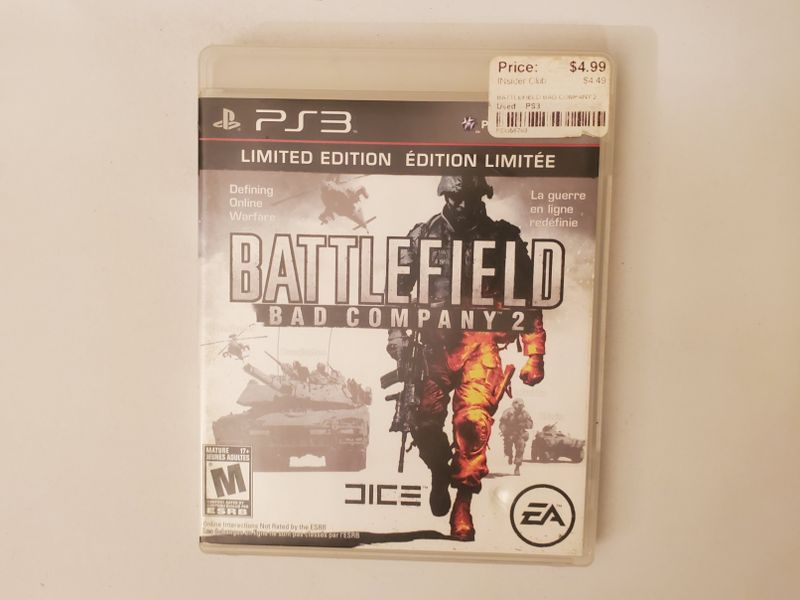 Sony PlayStation 3 Battlefield Bad Company 2 Limited Edition video game