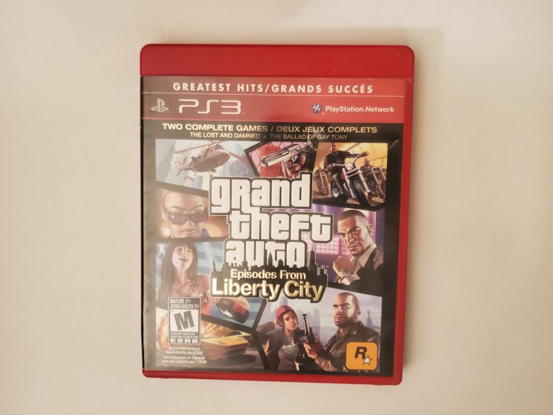 Sony Playstation 3 Grand Theft Auto Episodes from Liberty City Greatest Hits video game