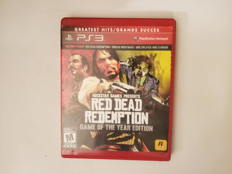 Sony Playstation 3 Red Dead Redemption Game of the Year Edition Greatest Hits video game