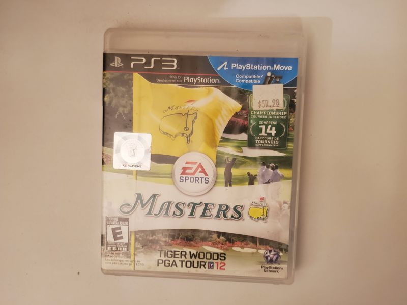 Sony Playstation 3 Tiger Woods PGA Tour 12 Masters video game