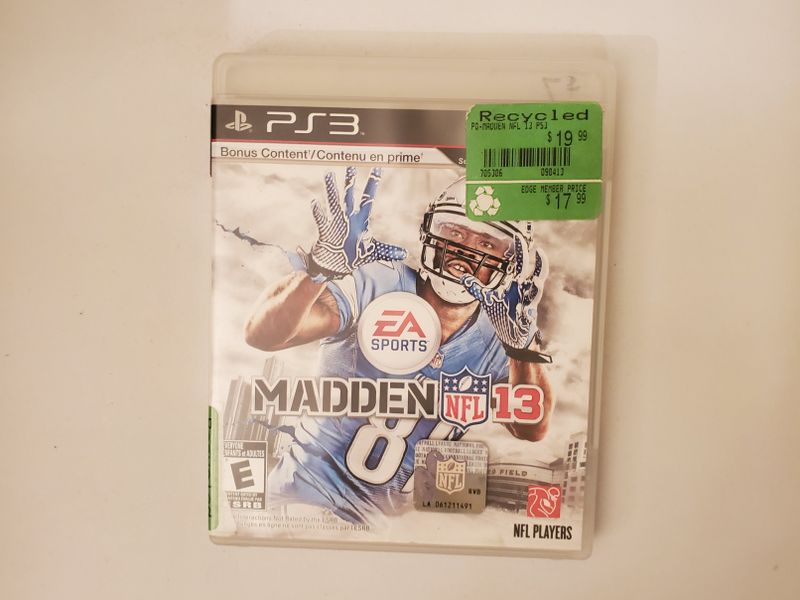 Sony PlayStation 3 Madden 13 video game