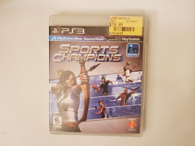 Sony PlayStation 3 Sports Champions video game