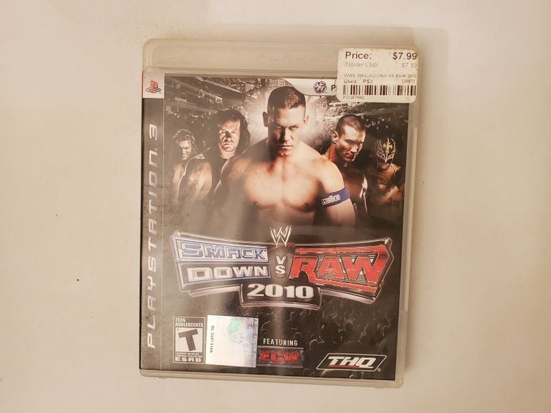 Sony PlayStation 3 WWE SmackDown vs. Raw 2010 video game