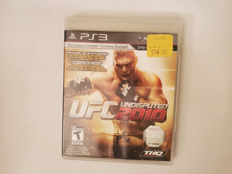Sony PlayStation 3 UFC 2010 Undisputed video game