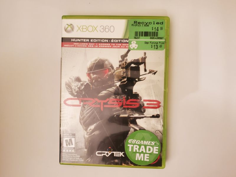Microsoft Xbox 360 Crysis 3 Hunter Edition video game