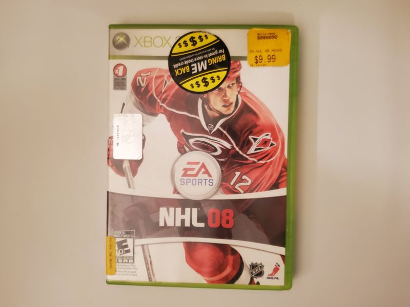 Microsoft Xbox 360 NHL 08 video game