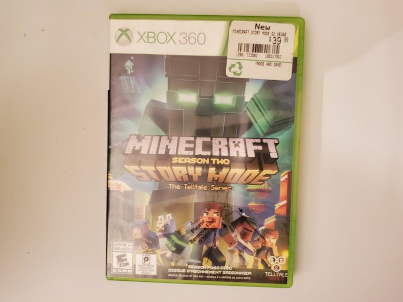 Microsoft Xbox 360 Minecraft: Story Mode - Season Two video game