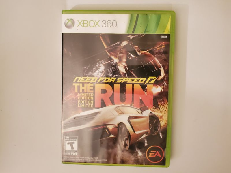 Microsoft Xbox 360 Need for Speed The Run Limited Edition video game