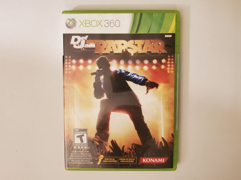 Microsoft Xbox 360 Def Jam Rapstar video game