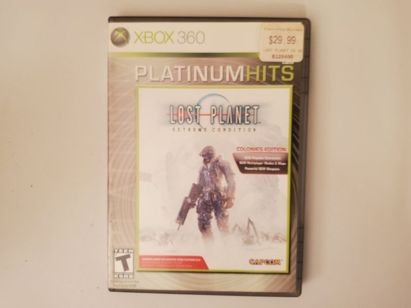 Microsoft Xbox 360 Lost Planet Extreme Condition Colonies Edition Platinum Hits video game