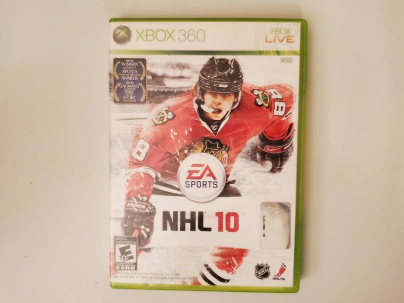 Microsoft Xbox 360 NHL 10 video game