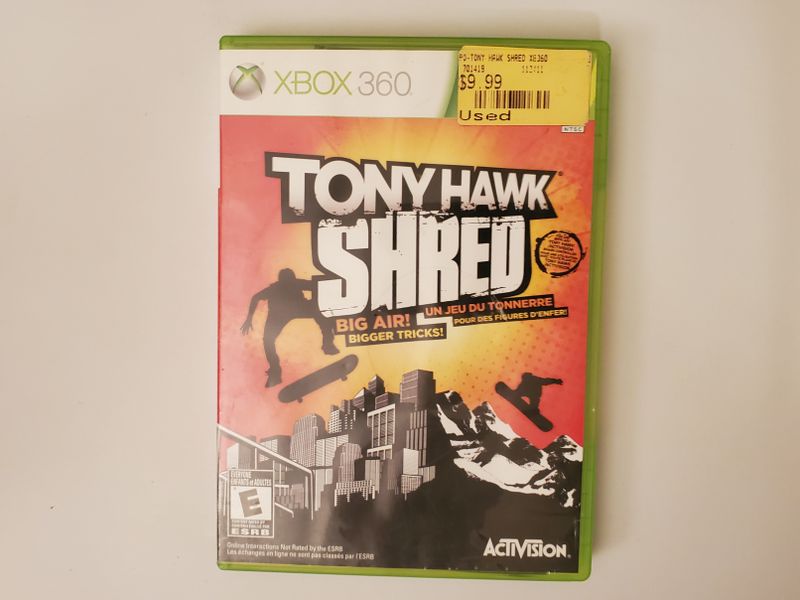 Microsoft Xbox 360 Tony Hawk: Shred video game