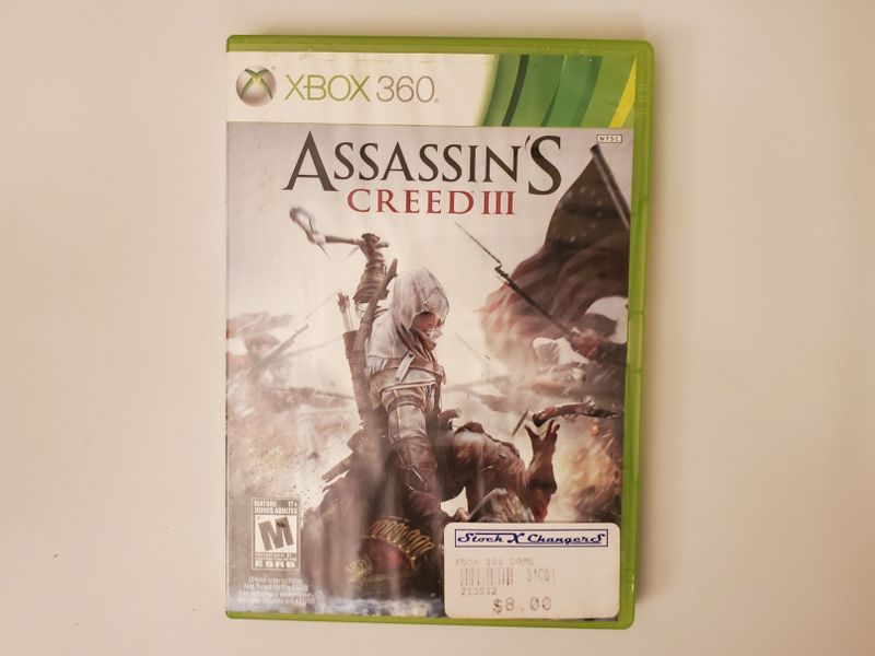 Microsoft Xbox 360 Assassin's Creed III video game
