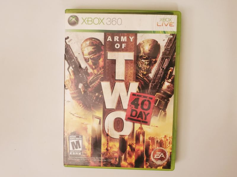 Microsoft Xbox 360 Army of Two The 40th Day video game