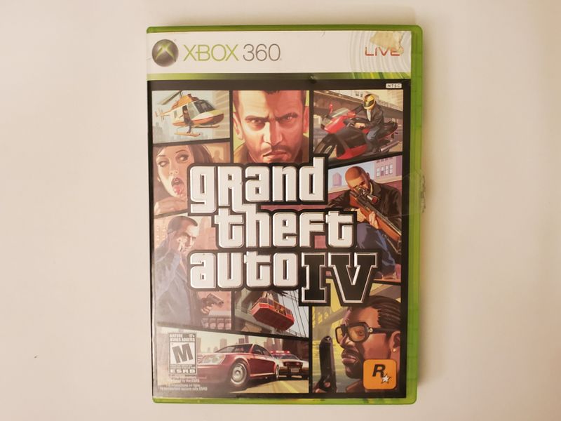 Microsoft Xbox 360 Grand Theft Auto IV video game