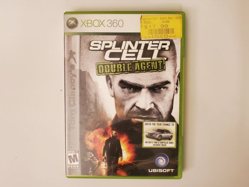 Microsoft Xbox 360 Tom Clancy's Splinter Cell Double Agent video game
