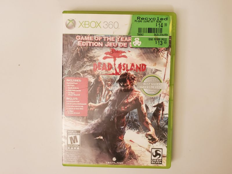 Microsoft Xbox 360 Dead Island Game of the year edition video game