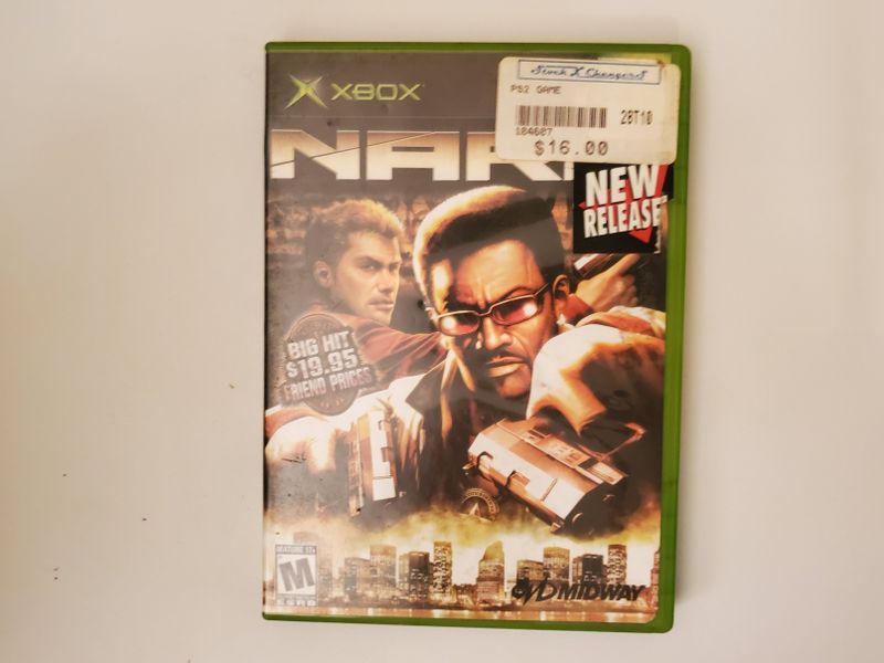 Microsoft Xbox Narc video game