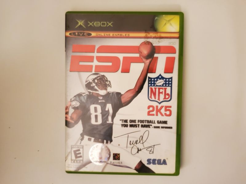 Microsoft Xbox ESPN NFL 2K5 video game