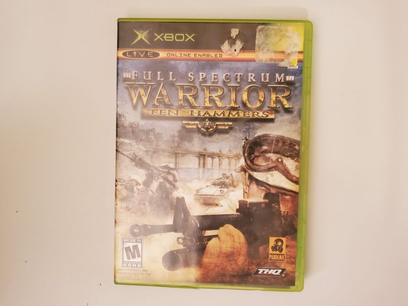 Microsoft Xbox Full Spectrum Warrior Ten Hammers video game