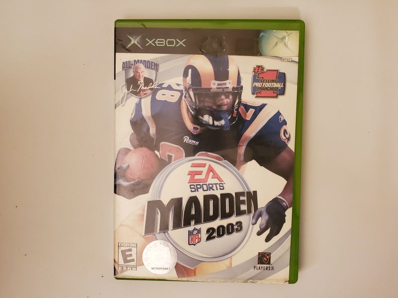 Microsoft Xbox Madden NFL 2003 video game