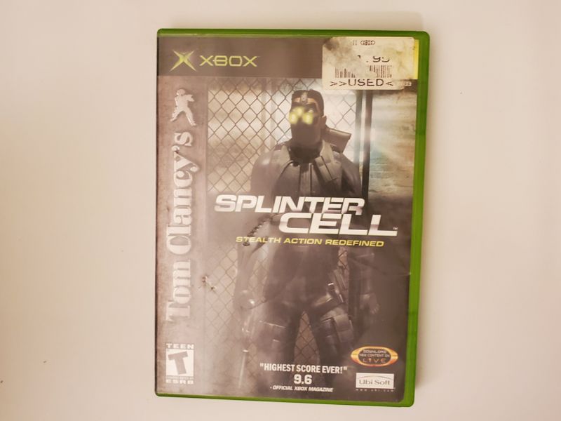 Microsoft Xbox Tom Clancy's Splinter Cell video game