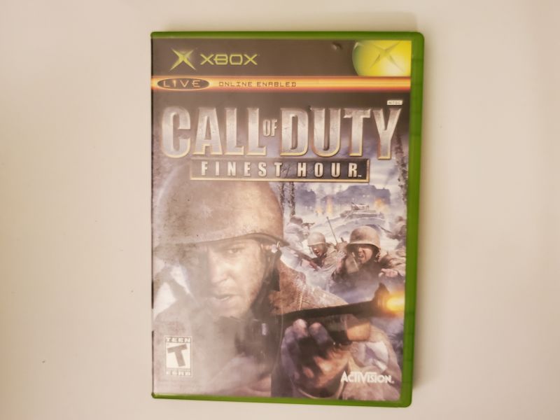 Microsoft Xbox Call of Duty Finest Hour video game