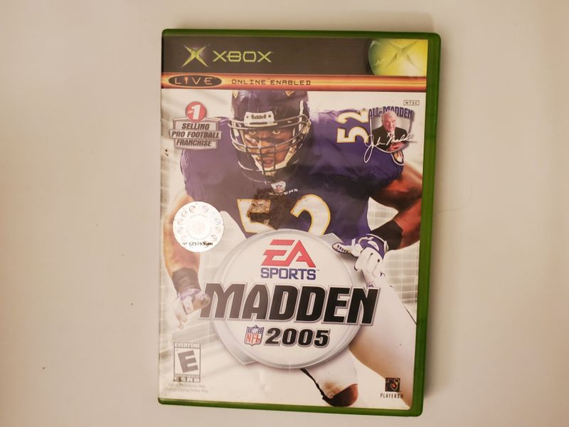 Microsoft Xbox Madden NFL 2005 video game