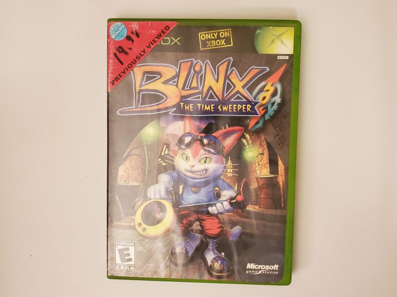 Microsoft Xbox Blinx The Time Sweeper video game
